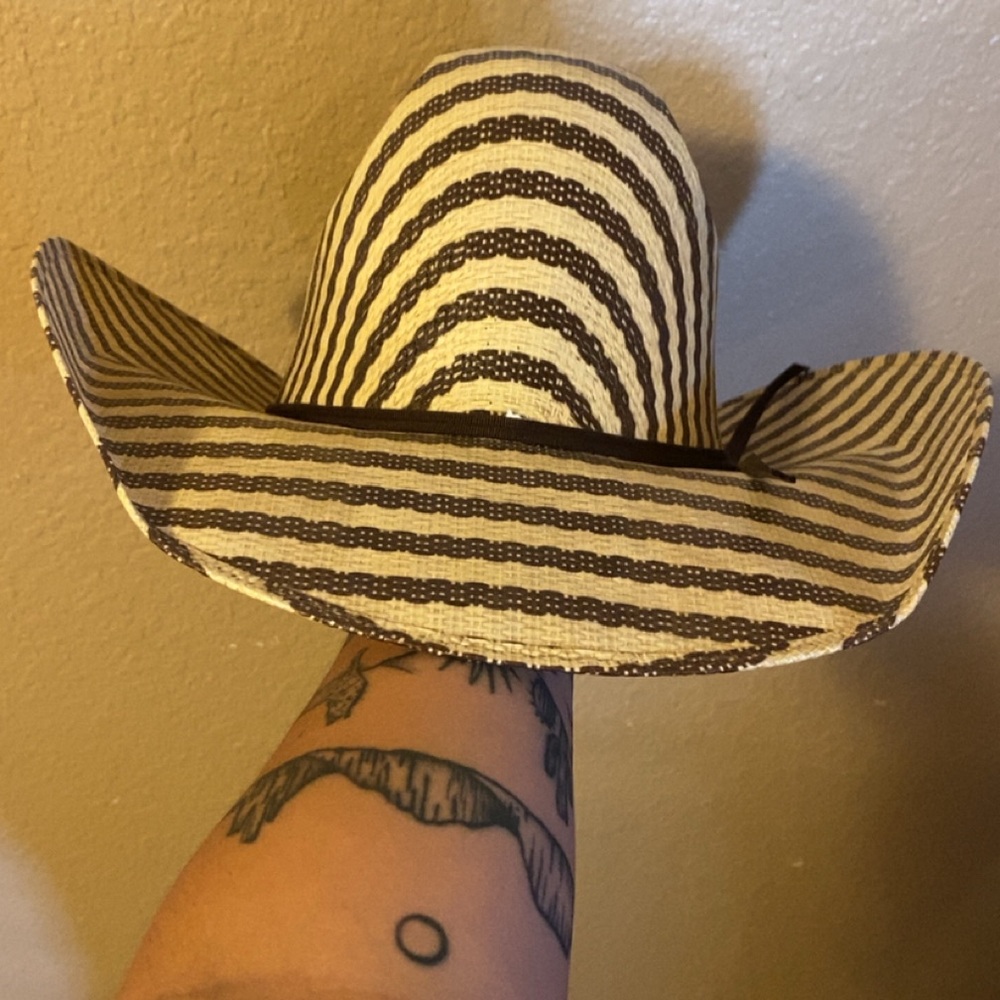 Striped Cowboy Hat